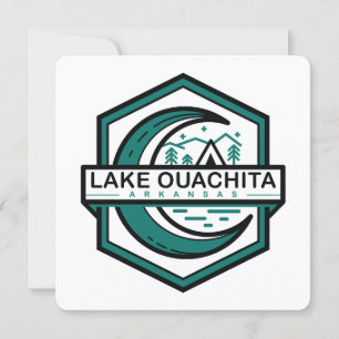 Lake Ouachita Arkansas Moon Shine Hexa Kaart