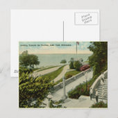 Lake Park, Milwaukee Vintage Briefkaart (Voorkant / Achterkant)