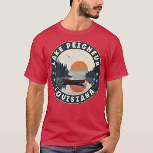 Lake Peigneur Louisiana Sunset T-shirt