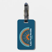 Lake Pend Oreille Idaho Rainbow Bagagelabel (Achterkant verticaal)