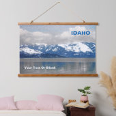 Lake Pend Oreille Winter Hangend Wandkleed (Slaapkamer)
