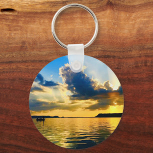 Lake Pepin Zonsondergang Sleutelhanger