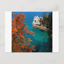 Lake Pictured Rocks Shore Superior Michigan Briefkaart