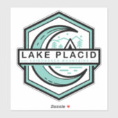 LAKE PLACID maan hexa Sticker (Vel)