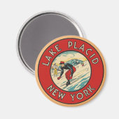 Lake Placid, New York - Magnet Magneet (Voorkant / Achterkant)