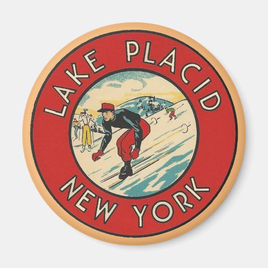 Lake Placid, New York - Magnet Magneet (Voorkant)