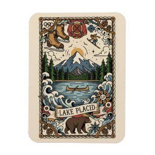 Lake Placid New York Reizen Magneet