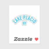 Lake Placid, NY Sticker (Vel)