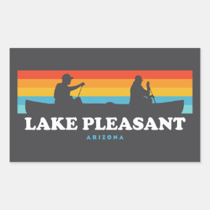 Lake Pleasant Arizona kano Rechthoekige Sticker
