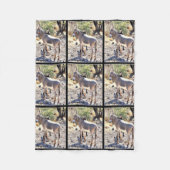 Lake Pleasant Donkey Fleece Blanket Deken (Voorkant)