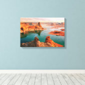 Lake Powell Arizona Canvas Afdruk (Insitu (Houten vloer))