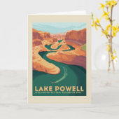 Lake Powell | Arizona en Utah Kaart (Gele Bloem)