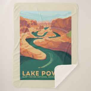 Lake Powell   Arizona en Utah Sherpa Deken