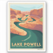 Lake Powell | Arizona en Utah Sticker (Voorkant)
