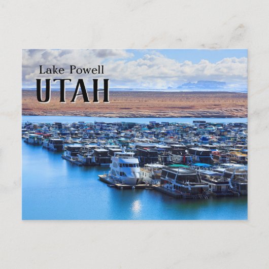 Lake Powell Boating Briefkaart (Voorkant)