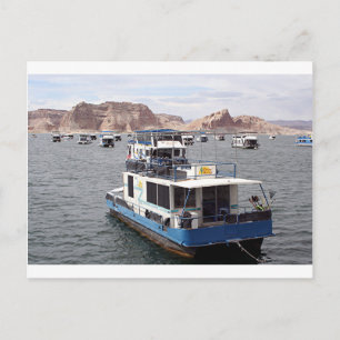 Lake Powell Houseboot, Arizona, Verenigde Staten 2 Briefkaart