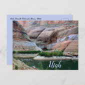 Lake Powell Rocks Canyon Utah Briefkaart (Voorkant / Achterkant)
