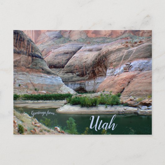 Lake Powell Rocks Canyon Utah Briefkaart (Voorkant)