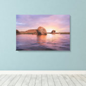 Lake Powell Sunset Canvas Afdruk (Insitu (Houten vloer))