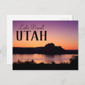 Lake Powell Utah Dawn Briefkaart (Voorkant / Achterkant)