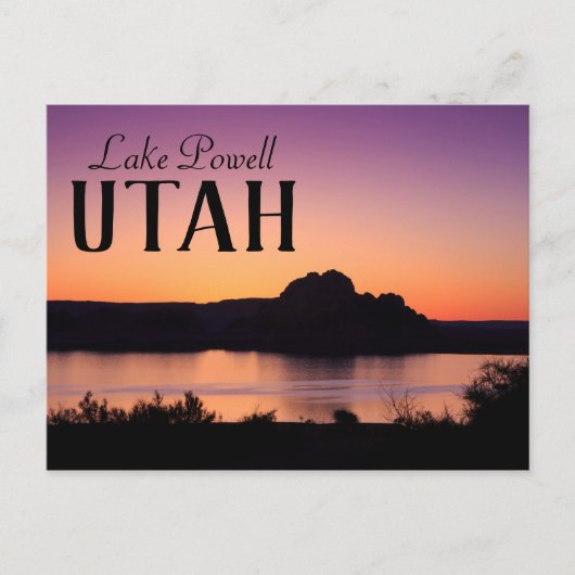 Lake Powell Utah Dawn Briefkaart (Voorkant)