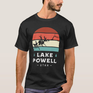 Lake Powell Utah Nationaal Park Kamperen Retro T-shirt