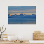 Lake Pukaki Dawn Poster (Keuken)