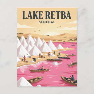Lake Retba, Dakar, Dakar Briefkaart
