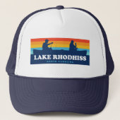 Lake Rhodhiss North Carolina Canoe Trucker Pet (Voorkant)