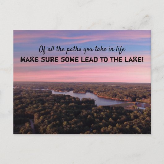 Lake Royale Post Card Briefkaart (Voorkant)