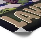 Lake Santeetlah Retro Roger Broders Travel Poster (Coin)