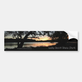 Lake Scott State Park Kansas Sunset Bumpersticker