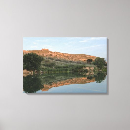 Lake Scott State Park - Reflectie verpakt Canvas Afdruk (Voorkant)