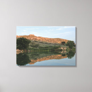Lake Scott State Park - Reflectie verpakt Canvas Afdruk