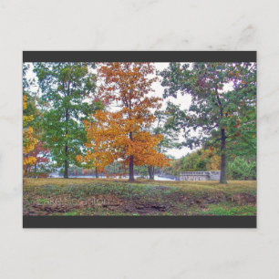 Lake Scranton Briefkaart Scranton PA-Autumn