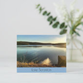 Lake Scranton-Twilight landschap Briefkaart (Staand voorkant)