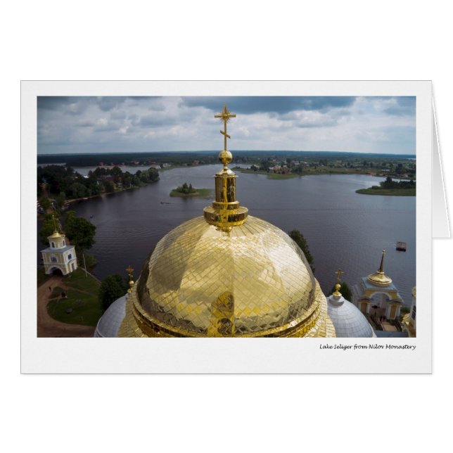Lake Seliger uit het Nilov-klooster (Voorkant Horizontaal)