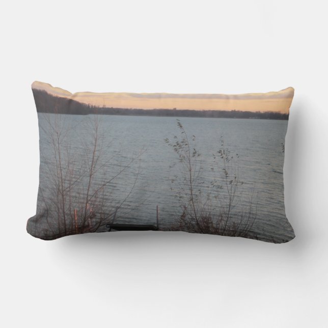 Lake Shore Sunset Pillow Kussen (Voorkant)