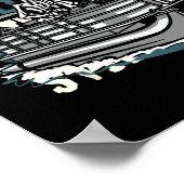 Lake Skeleton - Boating Pontoon Boat Poster (Hoek)