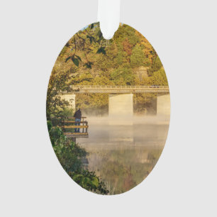 Lake Springfield herfst vissen Ornament