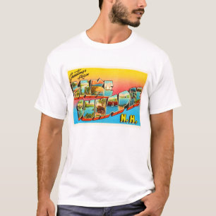 Lake Sunapee New Hampshire NH Old Travel Souvenir T-shirt