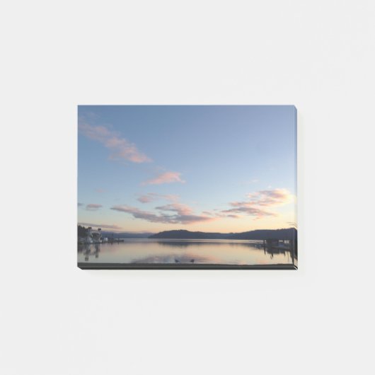 Lake Sunset Post-it Notes (Voorkant)