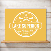 Lake Superior, aangepaste stad, naam, anker, pedde