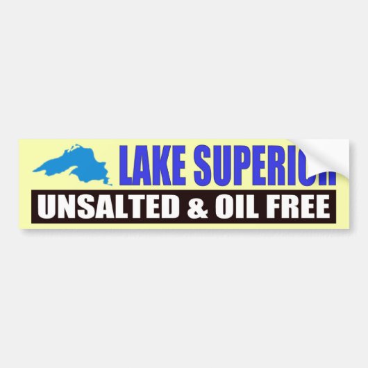 LAKE SUPERIOR BUMPERSTICKER (Voorkant)