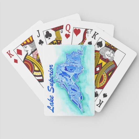 Lake Superior Playing Cards Pokerkaarten (Achterkant)