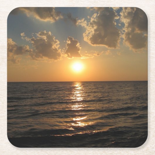 Lake Superior Sunset Onderzetter (Voorkant)