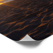 Lake Superior Sunset, Ontonagon, Michigan Poster (Hoek)