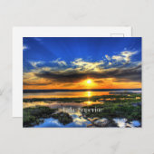 Lake Superior Zonsondergang Briefkaart (Voorkant / Achterkant)