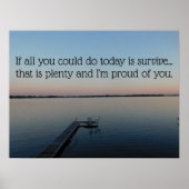 Lake Survival Poster (Voorkant)