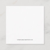 Lake Tahoe Bestemming RSVP QR Code Kaart (Achterkant)